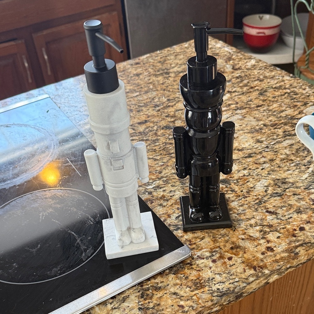 NEW Nutcracker soap dispenser
